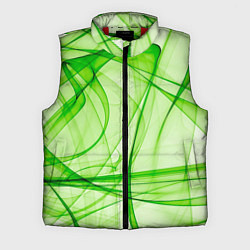 Мужской жилет Жизнерадостный салатовый, цвет: 3D-красный