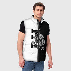 Мужской жилет BJJ, цвет: 3D-черный — фото 2
