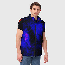Мужской жилет Purple Tie-Dye, цвет: 3D-красный — фото 2