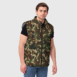 Мужской жилет Камуфляж Излом, цвет: 3D-светло-серый — фото 2