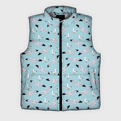 Мужской жилет Чайки паттерн, цвет: 3D-светло-серый