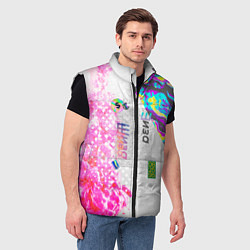 Мужской жилет Шаза Психоделика, цвет: 3D-черный — фото 2