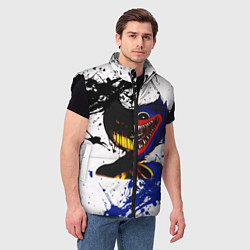 Мужской жилет BENDY AND THE INK MACHINE POPPY PLAYTIME, цвет: 3D-черный — фото 2