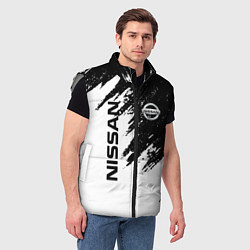 Мужской жилет Nissan xtrail, цвет: 3D-светло-серый — фото 2
