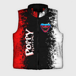 Мужской жилет Poppy Playtime - Брызги и капли красок, цвет: 3D-красный