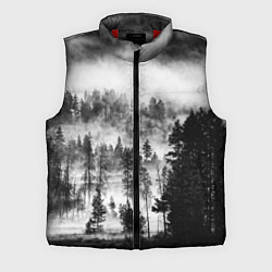 Мужской жилет ТУМАННЫЙ ЛЕС - ТЕМНЫЙ ЛЕС, цвет: 3D-красный