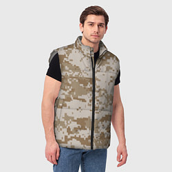 Мужской жилет Пустынный Милитари, цвет: 3D-светло-серый — фото 2