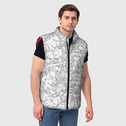 Мужской жилет ПЕРСОНАЖИ МАНГА ГЕНШИН ИМПАКТ, цвет: 3D-красный — фото 2