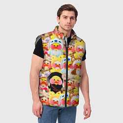 Мужской жилет УТЯ УТОЧКА ЛАЛАФАНФАН ПАТТЕРН, цвет: 3D-светло-серый — фото 2