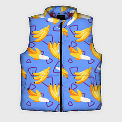 Мужской жилет Спелые бананы, цвет: 3D-красный