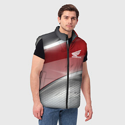Мужской жилет Honda Текстура, цвет: 3D-светло-серый — фото 2