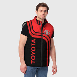 Мужской жилет TOYOTA ТОЙОТА, цвет: 3D-светло-серый — фото 2