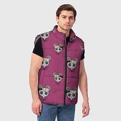 Мужской жилет Ниндзя-мыши Клинок, рассекающий демонов Kimetsu no, цвет: 3D-светло-серый — фото 2