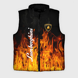 Мужской жилет Lamborghini пламя огня, цвет: 3D-черный
