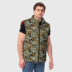 Мужской жилет Баксы, Оружие, Золото, цвет: 3D-красный — фото 2
