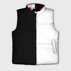 Мужской жилет Black and white чб, цвет: 3D-красный