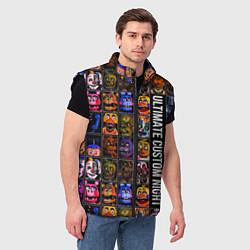 Мужской жилет Ultimate Custom Night FNAF, цвет: 3D-черный — фото 2