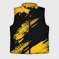 Мужской жилет BLACK AND YELLOW GRUNGE ГРАНЖ, цвет: 3D-красный