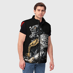 Мужской жилет Fallout: Arch Dornan, цвет: 3D-красный — фото 2