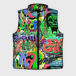 Мужской жилет Граффити с черепами