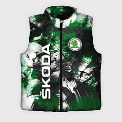 Мужской жилет Skoda Sport Style Шкода, цвет: 3D-черный