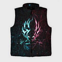 Мужской жилет Неоновый Гоку Блек Аниме Anime Dragon Ball, цвет: 3D-черный