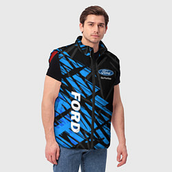 Мужской жилет FORD СОВРЕМЕННЫЙ СТИЛЬ, цвет: 3D-красный — фото 2