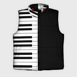 Мужской жилет Черно-Белое Пианино Piano
