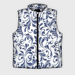 Мужской жилет Гжелевый рисунок
