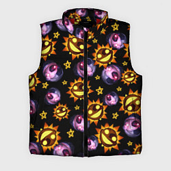 Мужской жилет Five Nights at Freddys: Security Breach Луна и Сол, цвет: 3D-красный