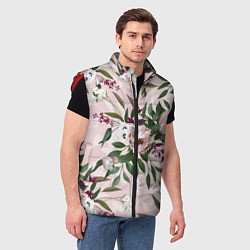 Мужской жилет Цветы Букет Из Протей, цвет: 3D-красный — фото 2