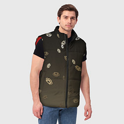 Мужской жилет Brass knuckles кастет, цвет: 3D-красный — фото 2