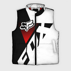 Мужской жилет FOX RACING - ФОКС ЧЕРНЫЙ И БЕЛЫЙ, цвет: 3D-красный