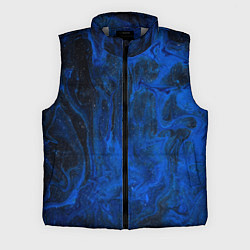 Мужской жилет Синий абстрактный дым