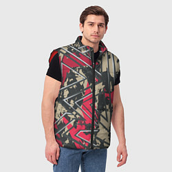 Мужской жилет Камуфляжный паттерн, цвет: 3D-красный — фото 2