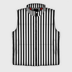 Мужской жилет ПОЛОСКИ ЧЕРНО-БЕЛЫЙ