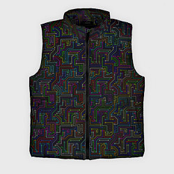 Мужской жилет Схема Circuit, цвет: 3D-черный