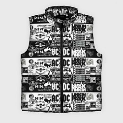 Мужской жилет THE TEXTURE OF LEGENDARY ROCK BANDS, цвет: 3D-черный