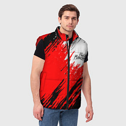 Мужской жилет Papa roach RBW Grunge Mini Logo, цвет: 3D-красный — фото 2