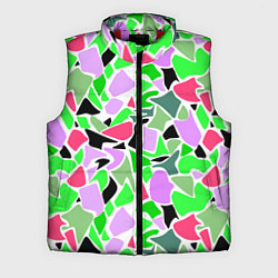 Мужской жилет Abstract pattern green pink spots, цвет: 3D-красный