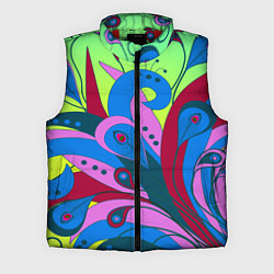 Мужской жилет Хвост жар-птицы, цвет: 3D-красный