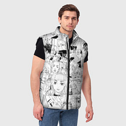 Мужской жилет Tokyo Revengers паттерн, цвет: 3D-черный — фото 2