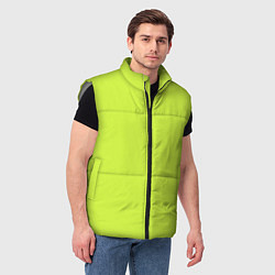 Мужской жилет Зеленый неон из фильма Барби, цвет: 3D-светло-серый — фото 2