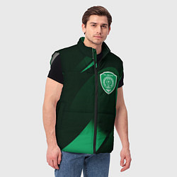Мужской жилет Футбольный клуб АХМАТ ЧЕЧНЯ, цвет: 3D-светло-серый — фото 2
