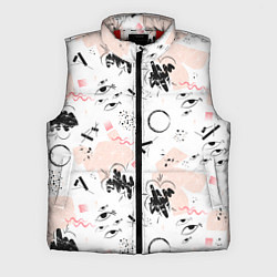 Мужской жилет Многоугольники и Глаза, цвет: 3D-красный