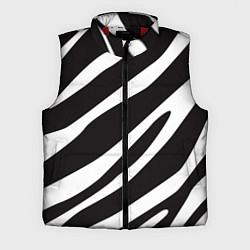 Мужской жилет Анималистичный рисунок зебра