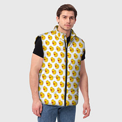 Мужской жилет Ути белый, цвет: 3D-черный — фото 2