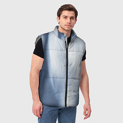 Мужской жилет Абстрактный пепел - Серый, цвет: 3D-светло-серый — фото 2