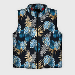 Мужской жилет Свет неоновых листьев