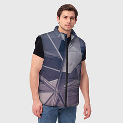 Мужской жилет Стеклянная мозаика, цвет: 3D-черный — фото 2